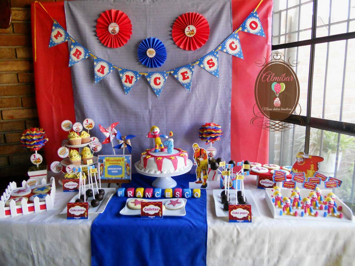 Francesco 1 añito - Payaso Piñón Fijo