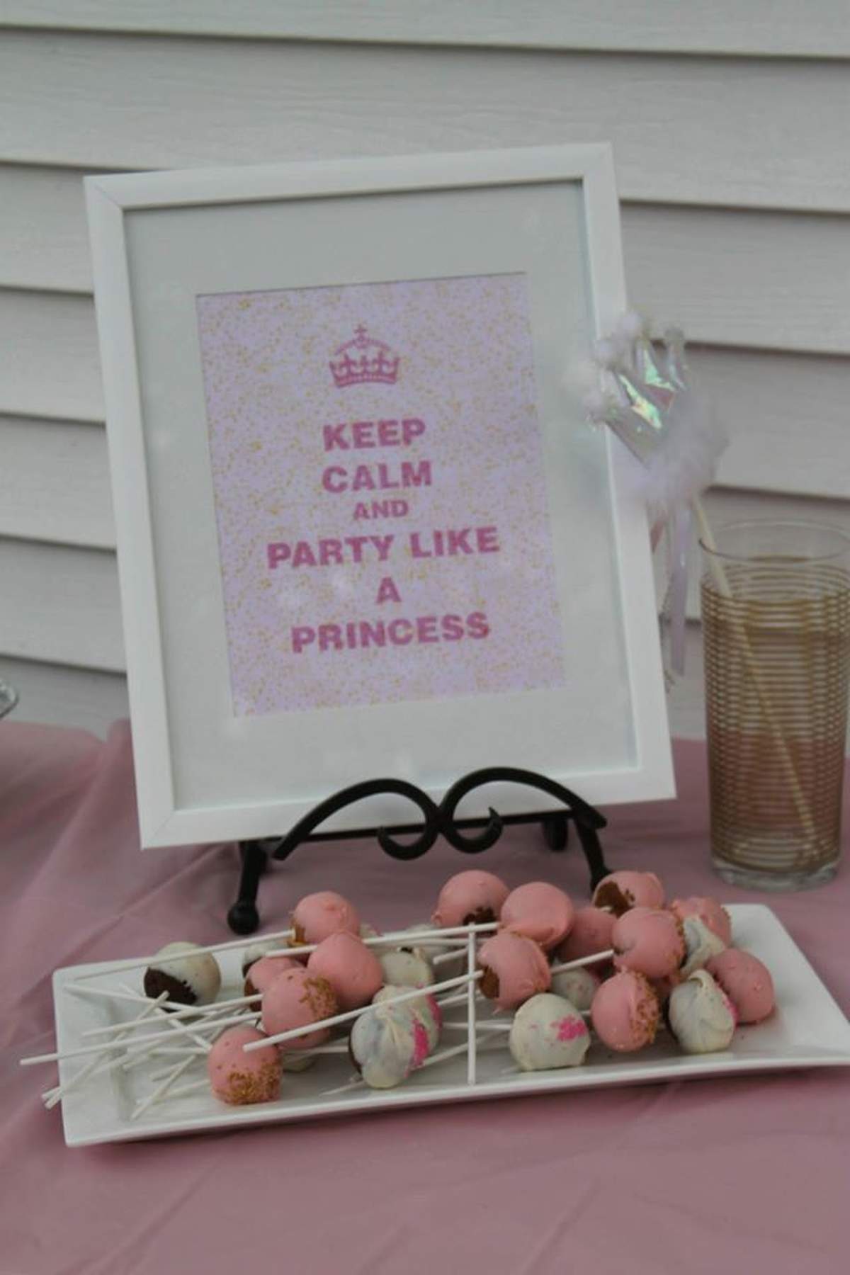 Vintage Princess Party - Pink and Gold Princess Party