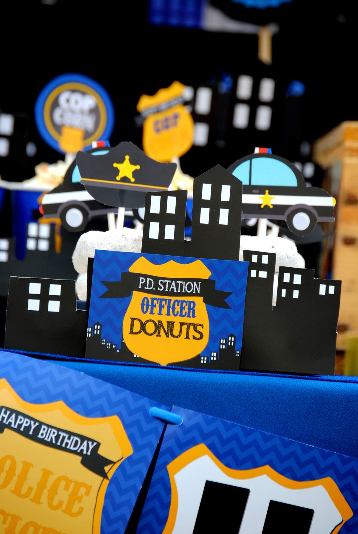 Cop Birthday Party Ideas Photo 1 of 137 Catch My Party