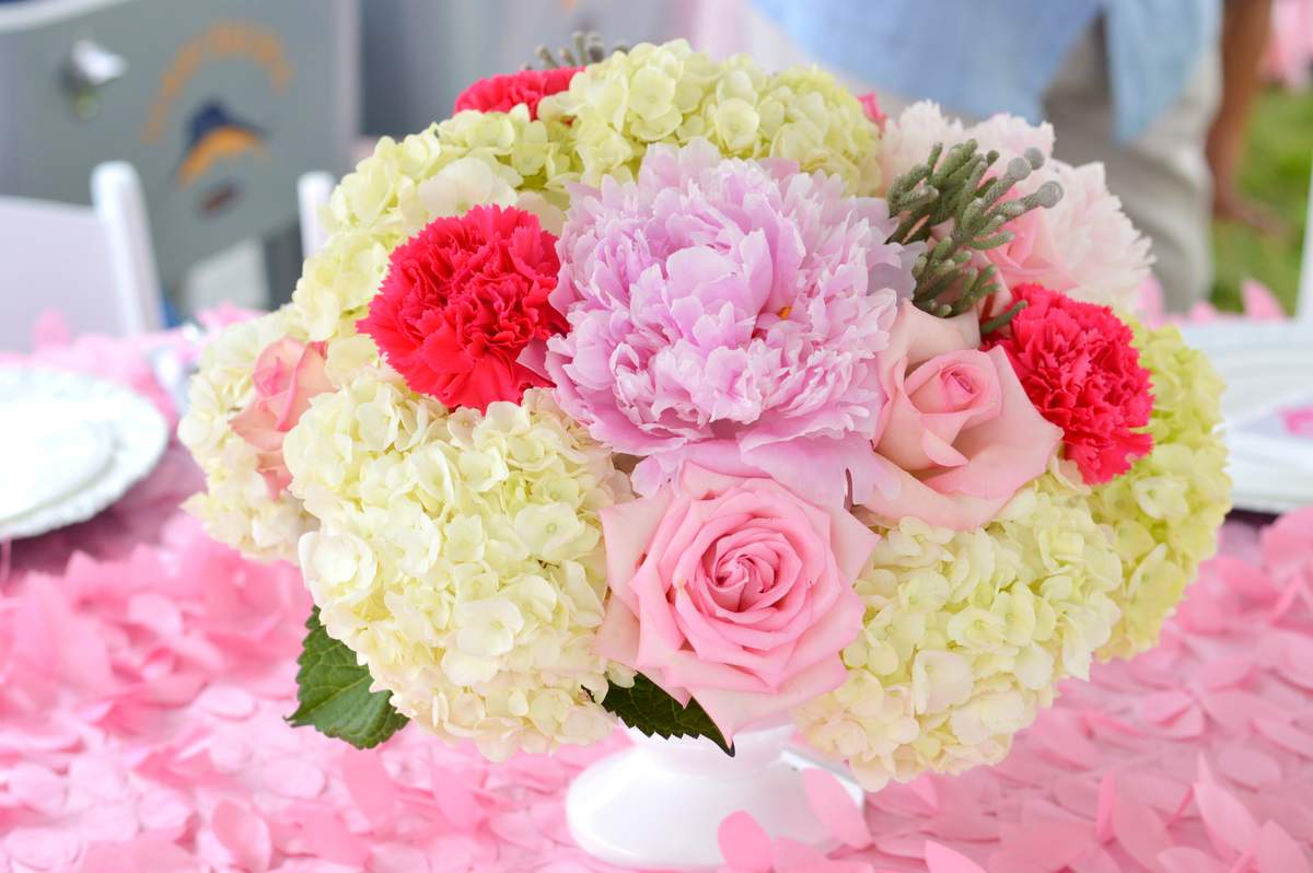 Hannah Joy's Christening - Garden chic christening party
