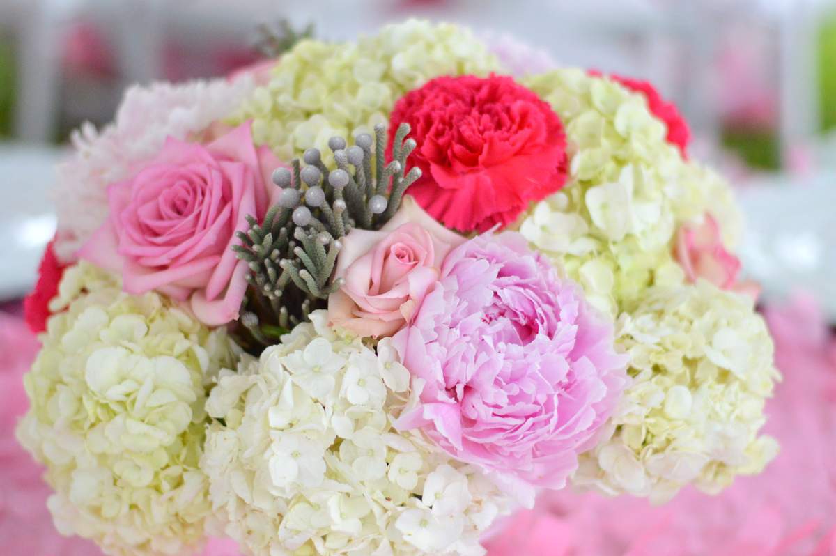 Garden chic christening party Baptism Party Ideas Photo 16 of 26