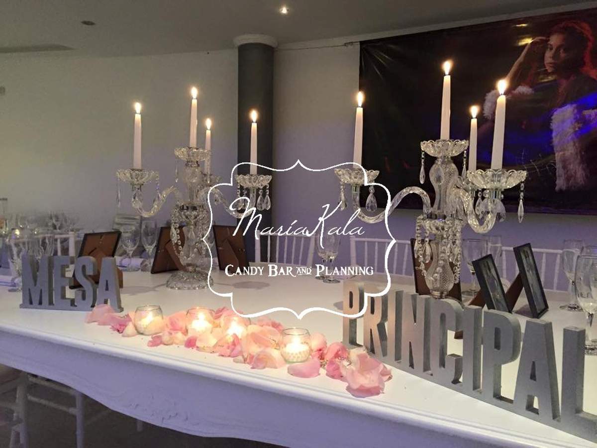 Silver and Pink Quinceañera Party Ideas Photo 1 of 54 Catch My Party