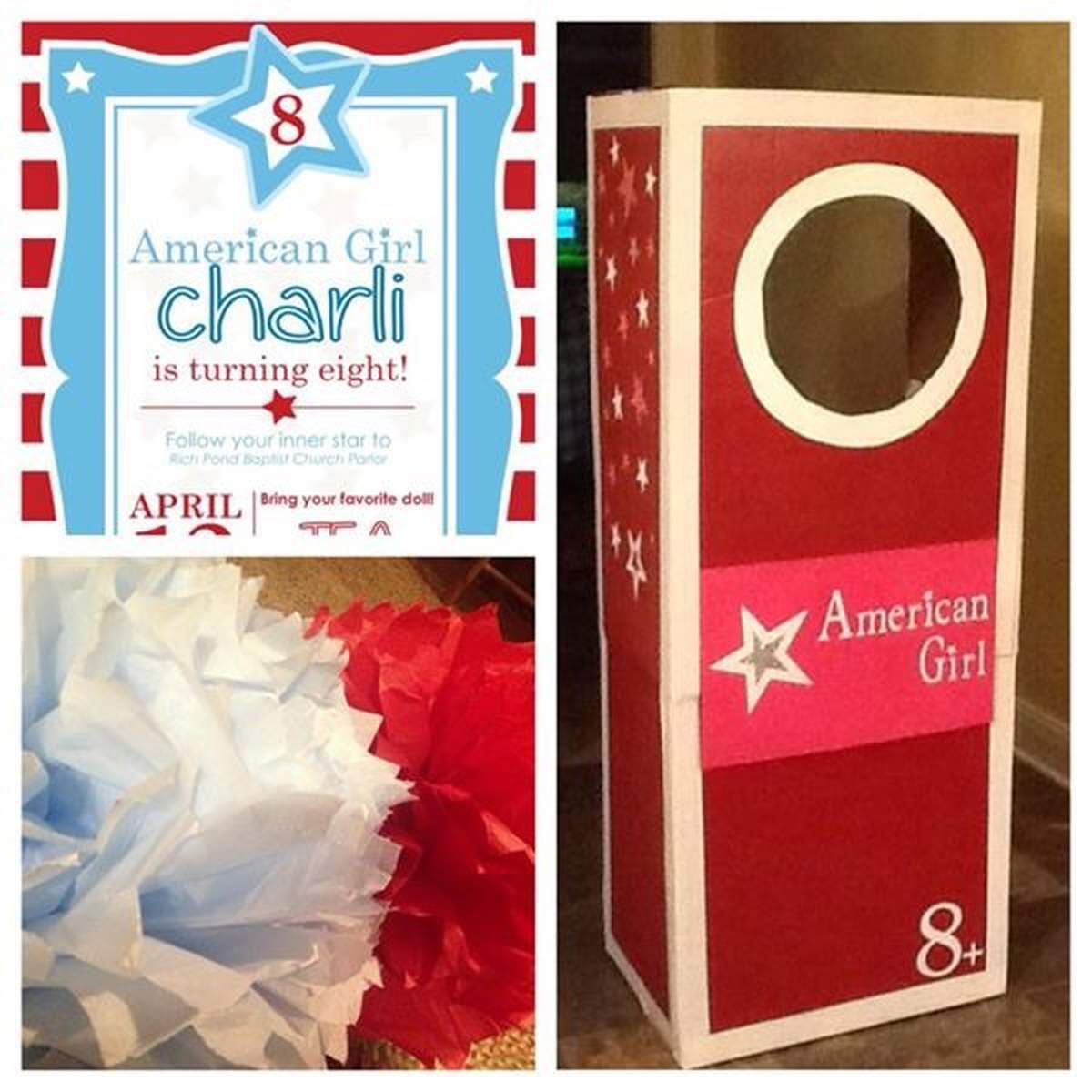 Charli Beth's American Girl Tea party  - American Girl Tea Party 