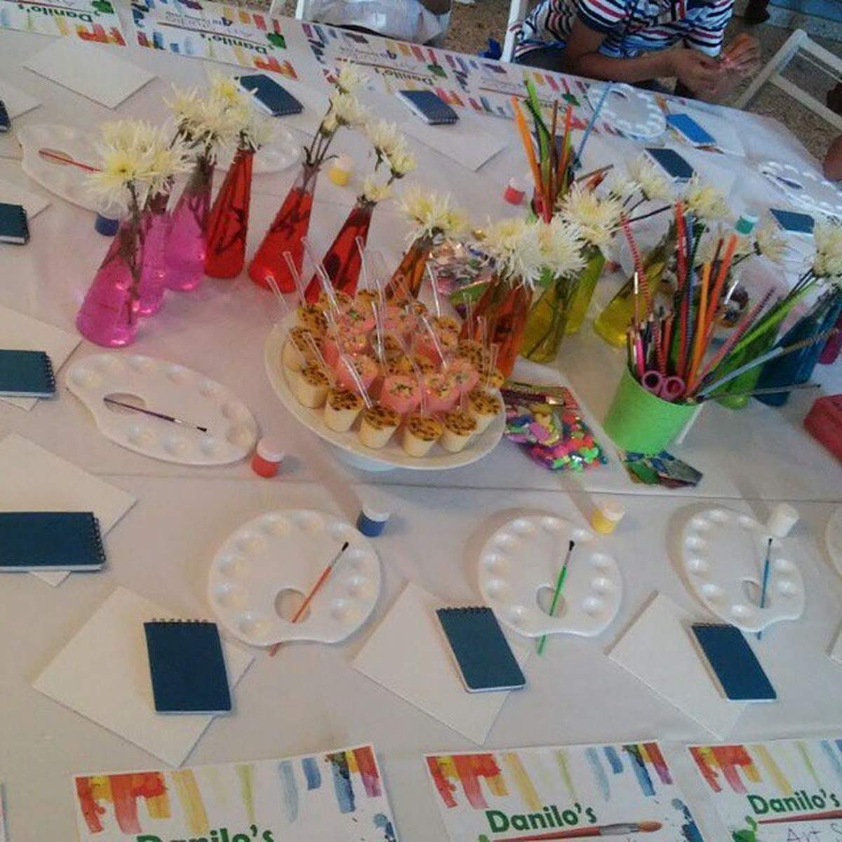 Art Studio Birthday Party Ideas Photo 4 of 13 Catch My Party