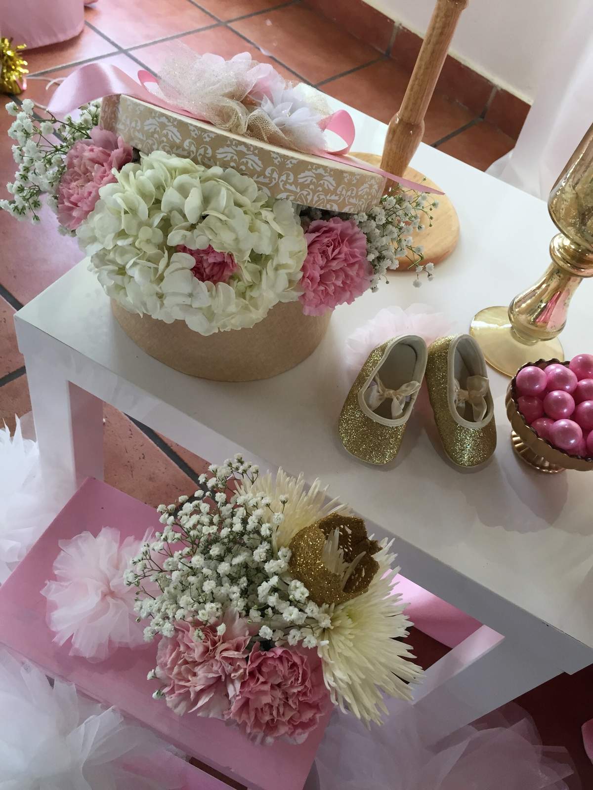 Pink and Gold Princess Baby Shower -  Pink and Gold Baby Shower
