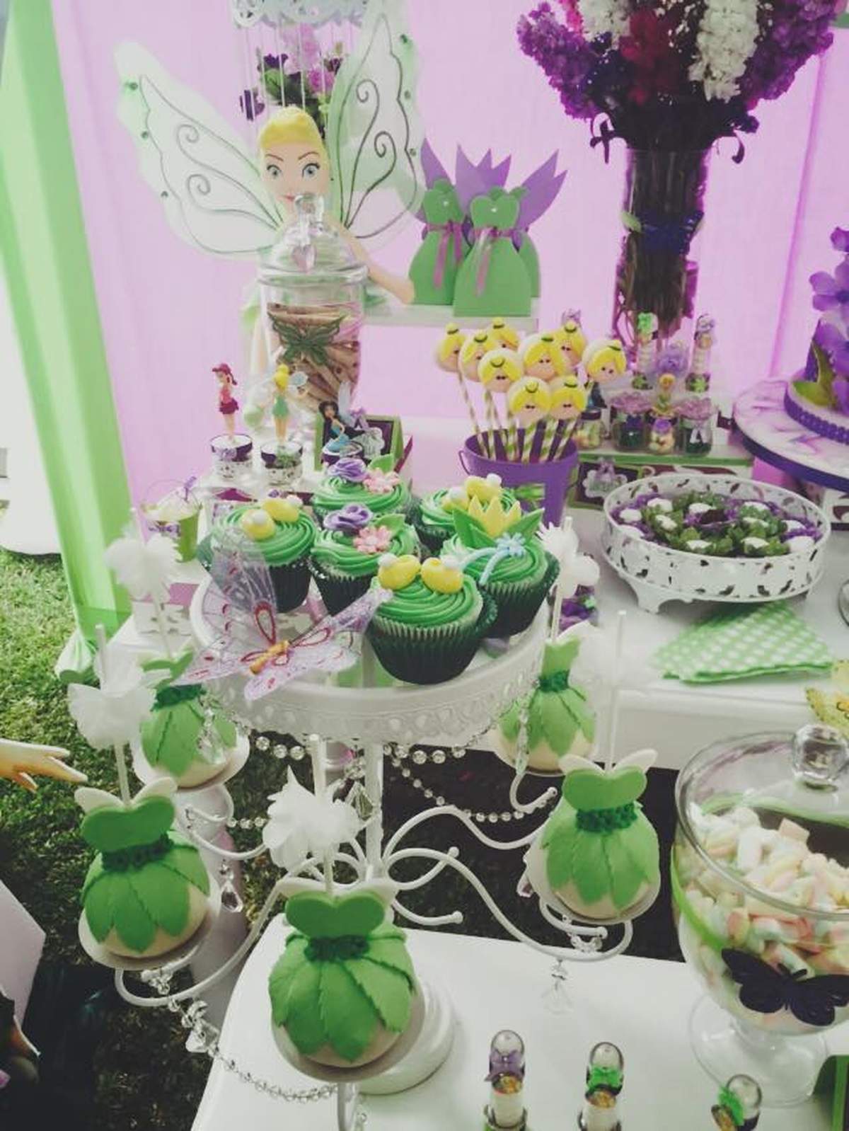 Tinkerbell Birthday Party Ideas Photo 3 of 8 Catch My Party