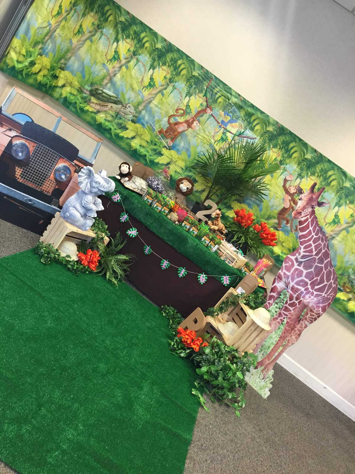 Safari Birthday Party Ideas Photo 7 of 23 Catch My Party