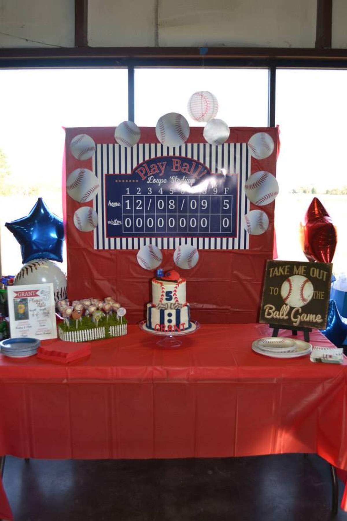 Baseball Birthday party - None