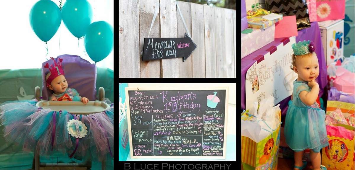 Kaylynn's first birthday bash  - Mermaids