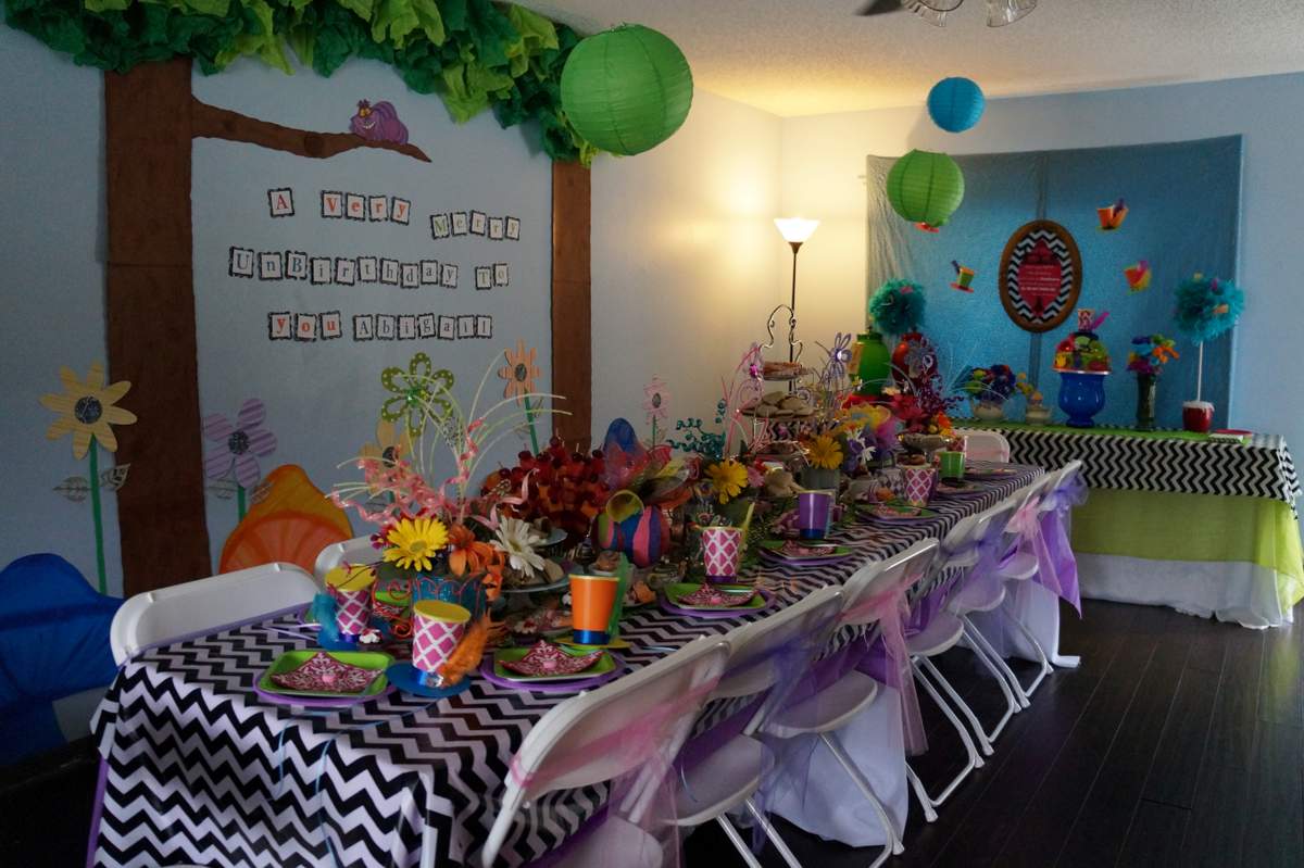 Abigail's Mad Hatter Tea Party - Mad Hatter tea party/ Alice in Wonderland