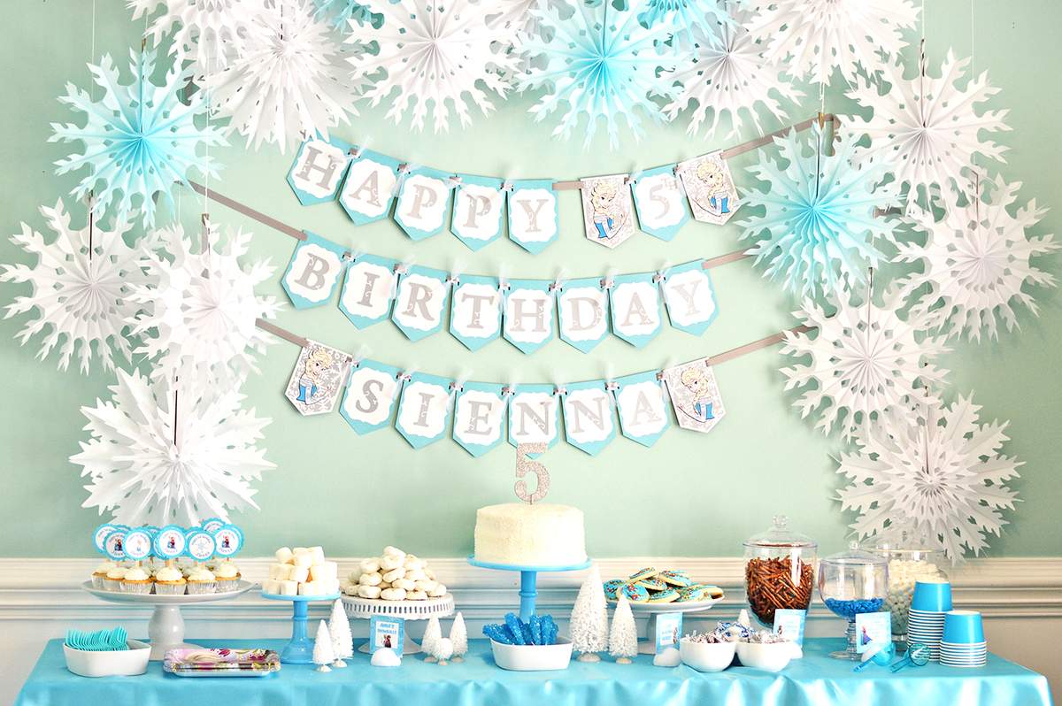 Sienna's Frozen 5th Birthday Party - Frozen