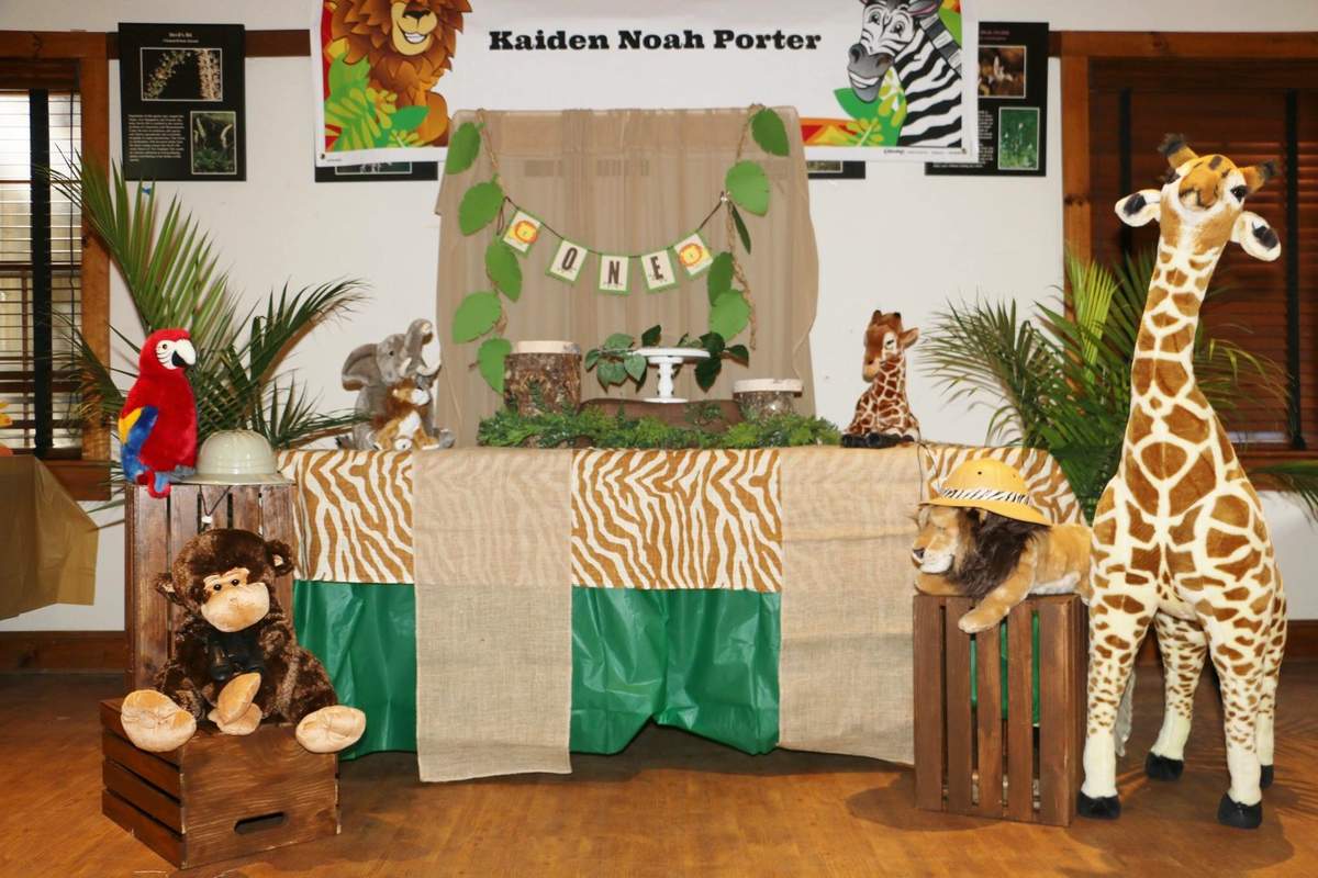 Kaiden's Jungle Safari 1st Birthday - Jungle Safari 