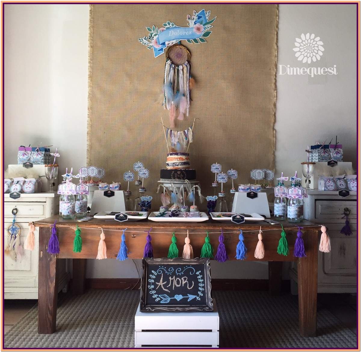 Boho Birthday party - Boho Chic