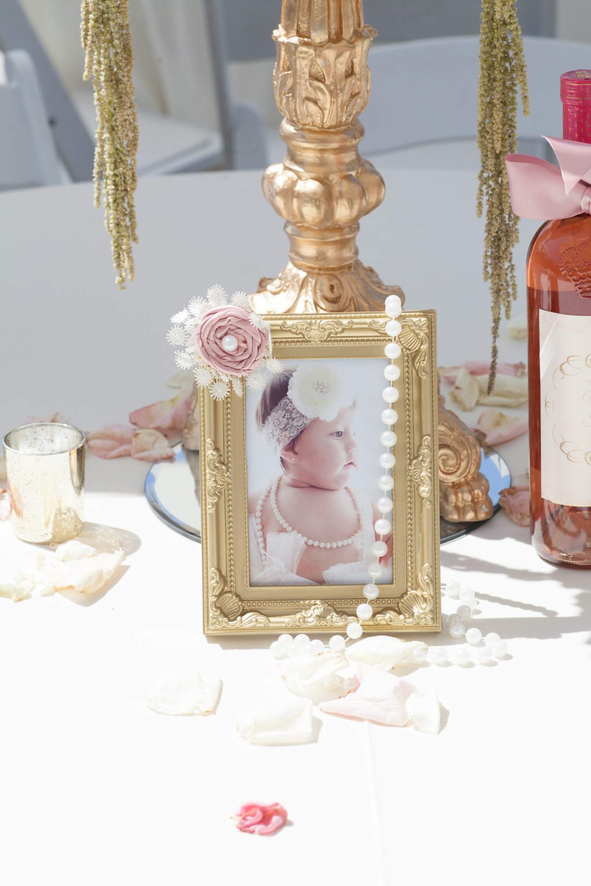 Victoria's Baptism - Pink and Gold 