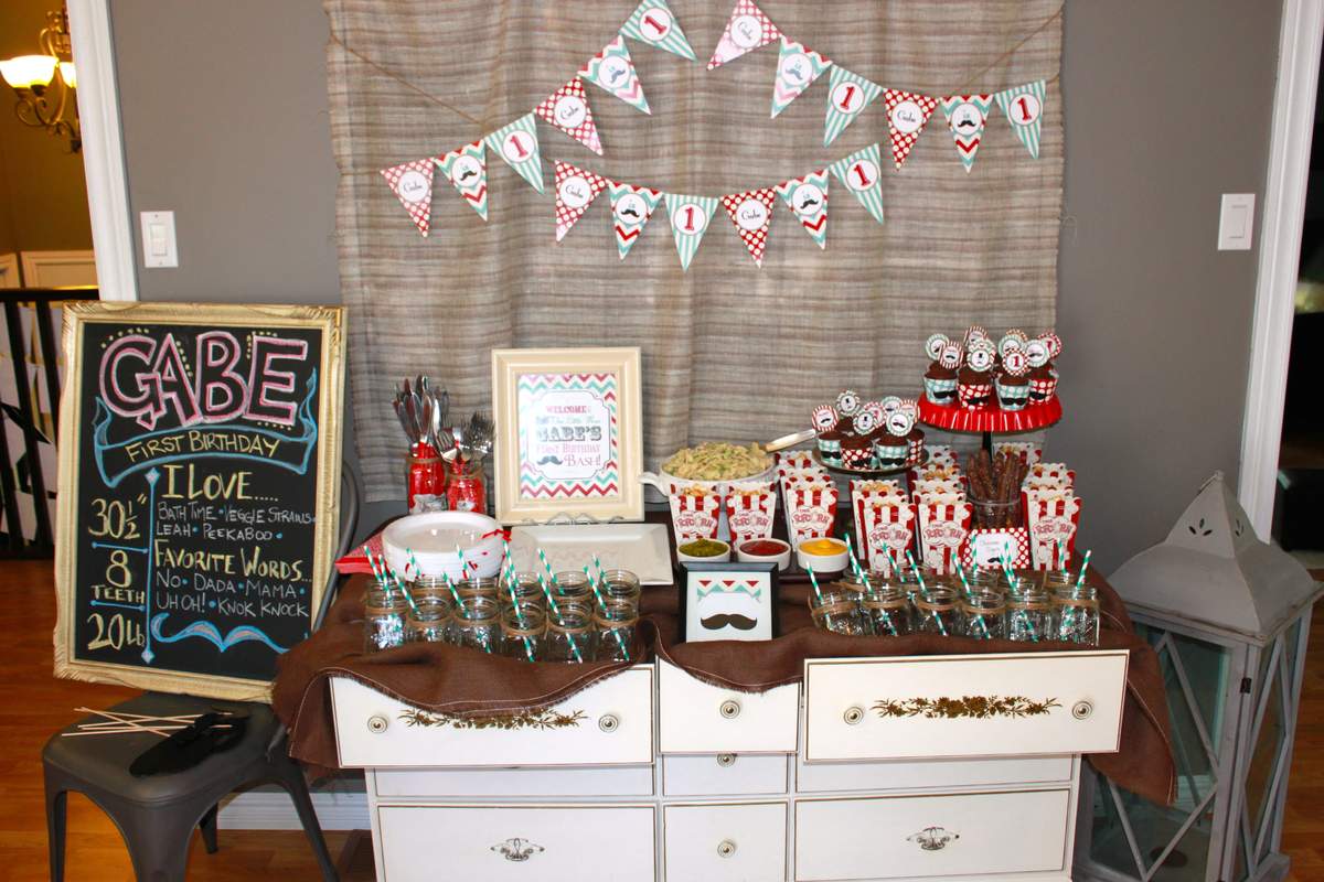 Little Moustache Bash - Moustaches!