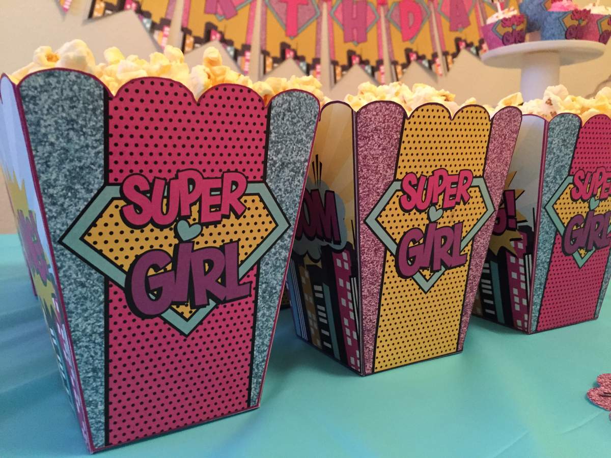Super Girl Birthday Party - Superheroes
