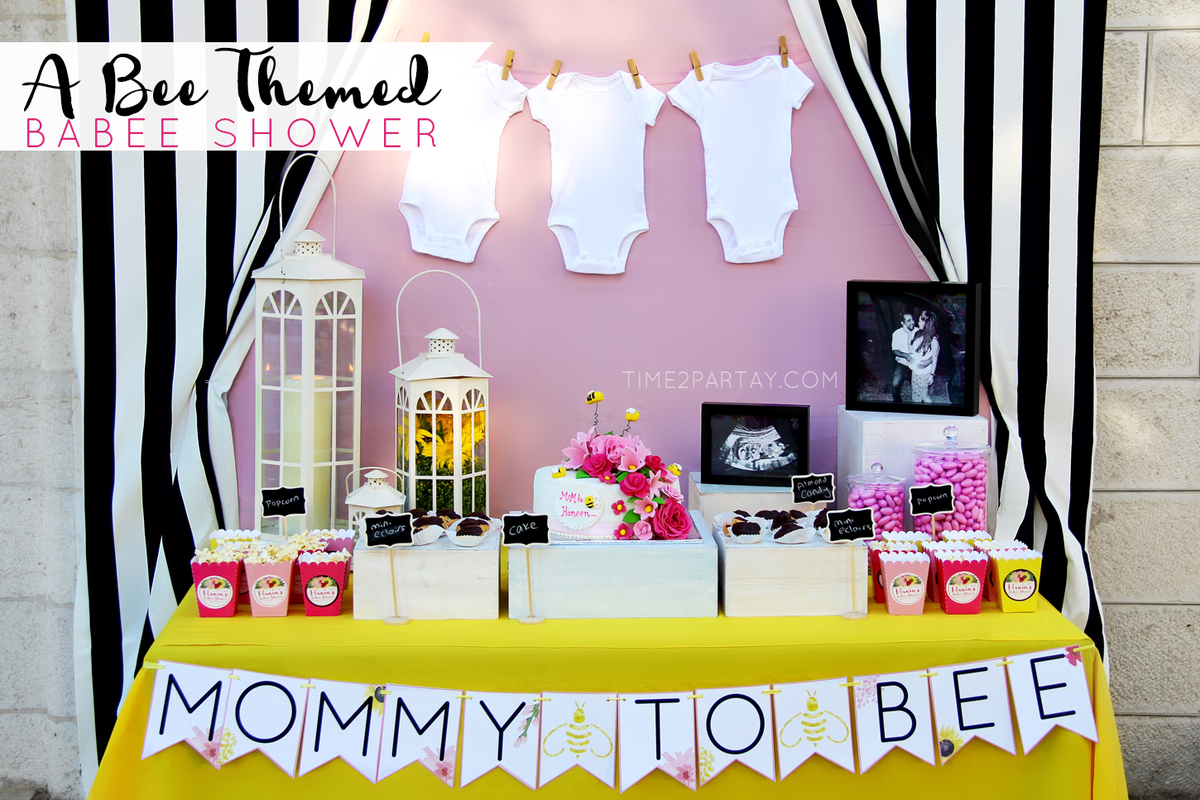 A Modern BaBEE Shower - Bumble Bees
