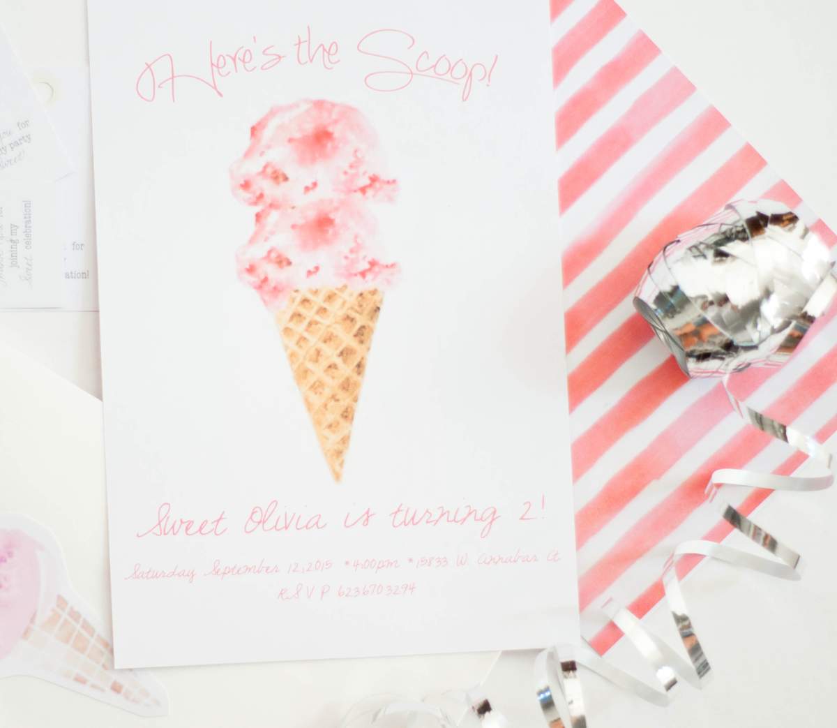 Olivia Turns 2! - Ice Cream 