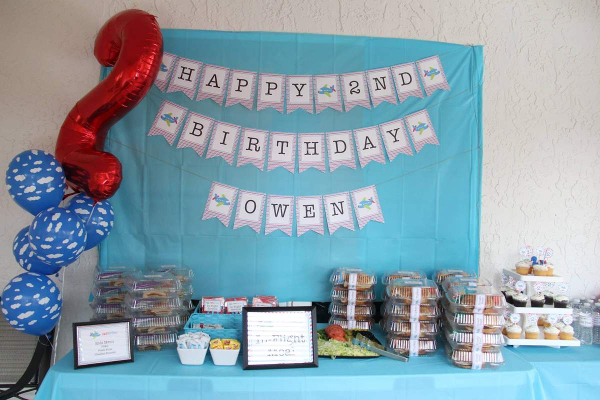 Captain Owen's 2nd Birthday Takes Flight! - Airplanes