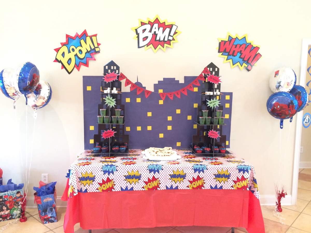 Ben's Super-Duper 4th Birthday - Superheroes