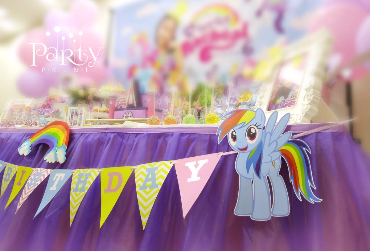 My Little Pony Birthday Party Ideas Photo 4 of 16 Catch My Party