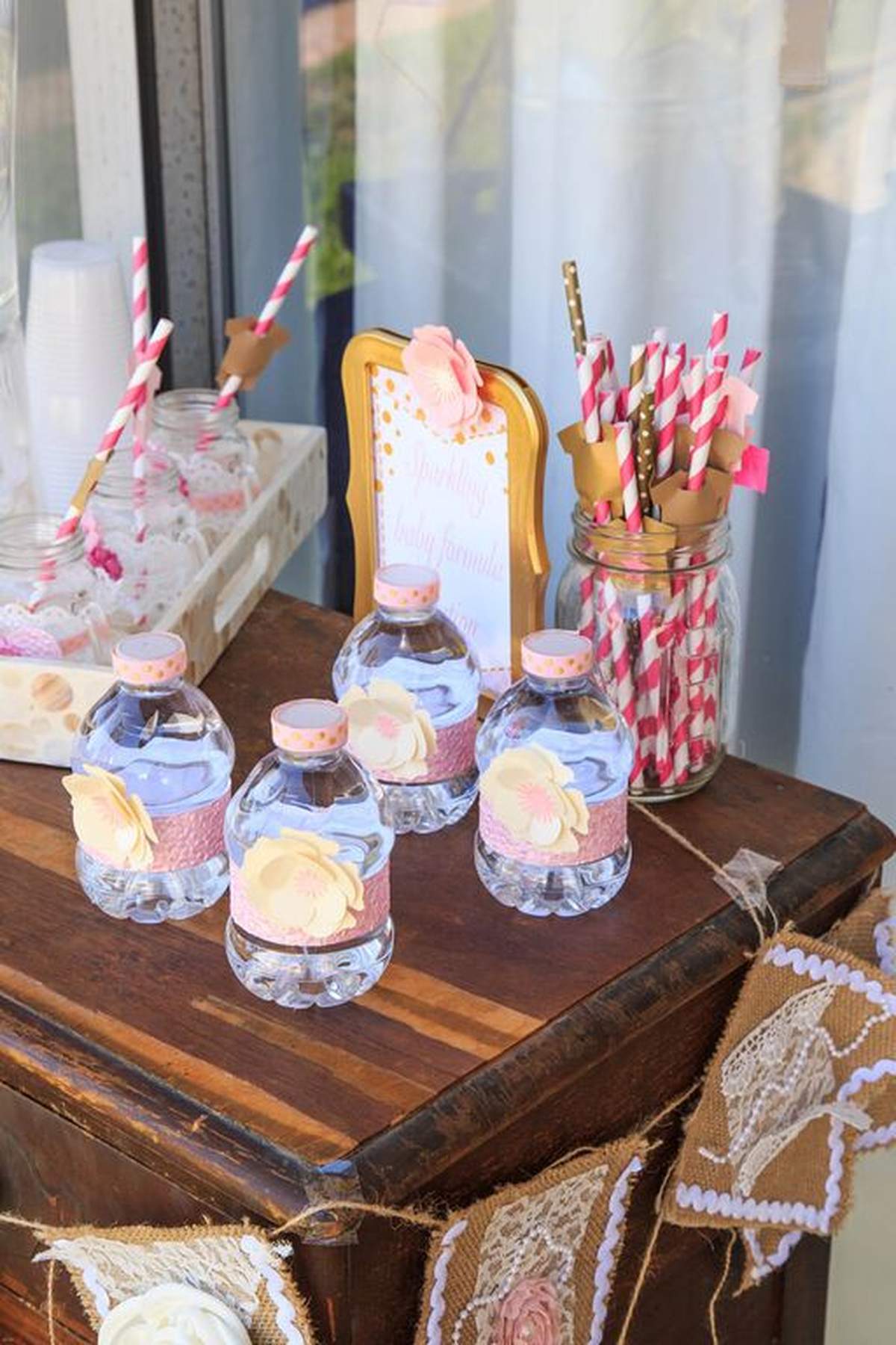 Sweet pink garden babyshower - Garden