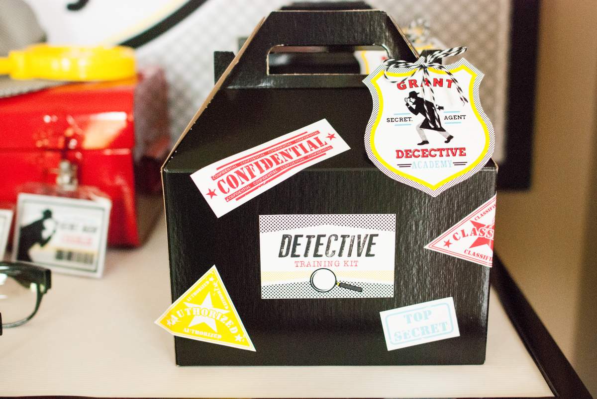 Detective Birthday Party Ideas Photo 105 of 156 Catch My Party
