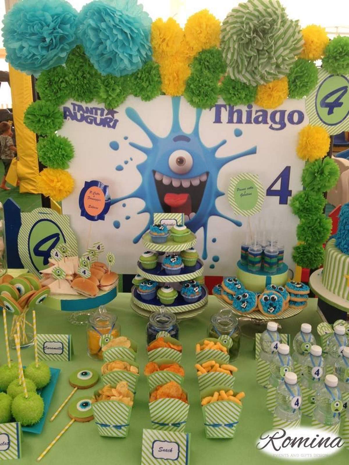 Thiago birthday's party - Monster 