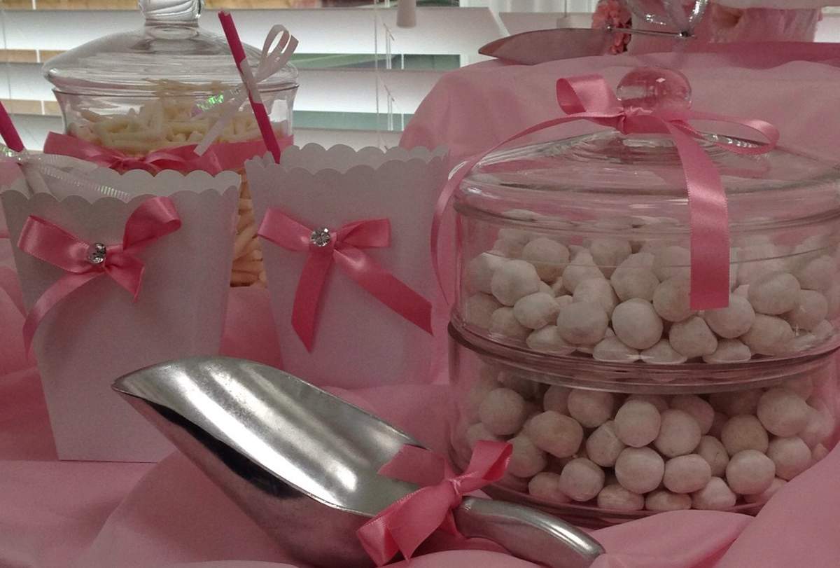 Pretty in pink and white - Baby pink and white