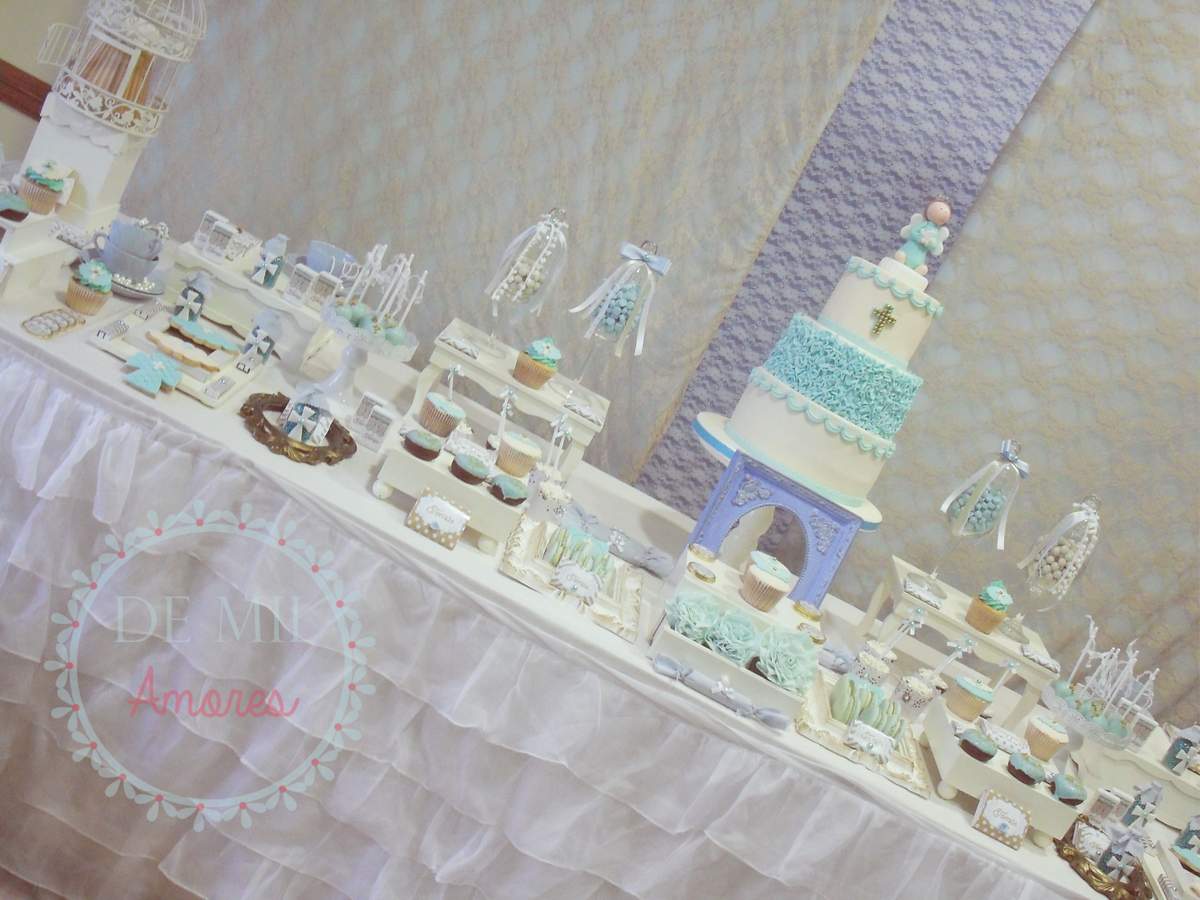 Communion for Tomás - Communion White & Blue for Tomás