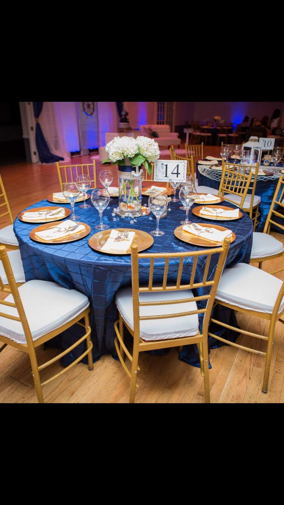 Beautifull navy blue decoration - sailor