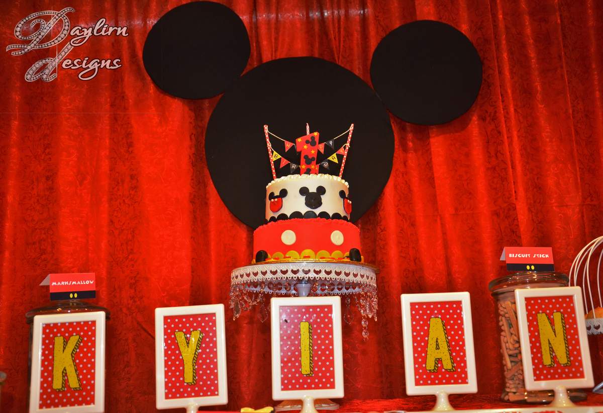 Baby Kyian's 1st Birthday Party - Mickey Mouse