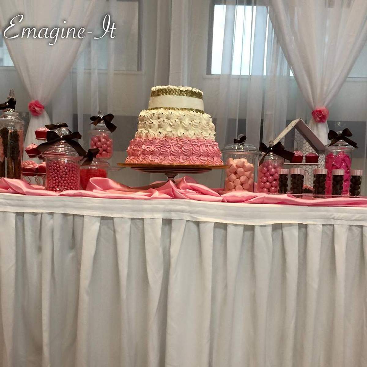 Brown and Pink  - Brown