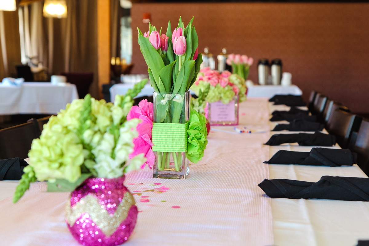 pink and Green bridal shower - None