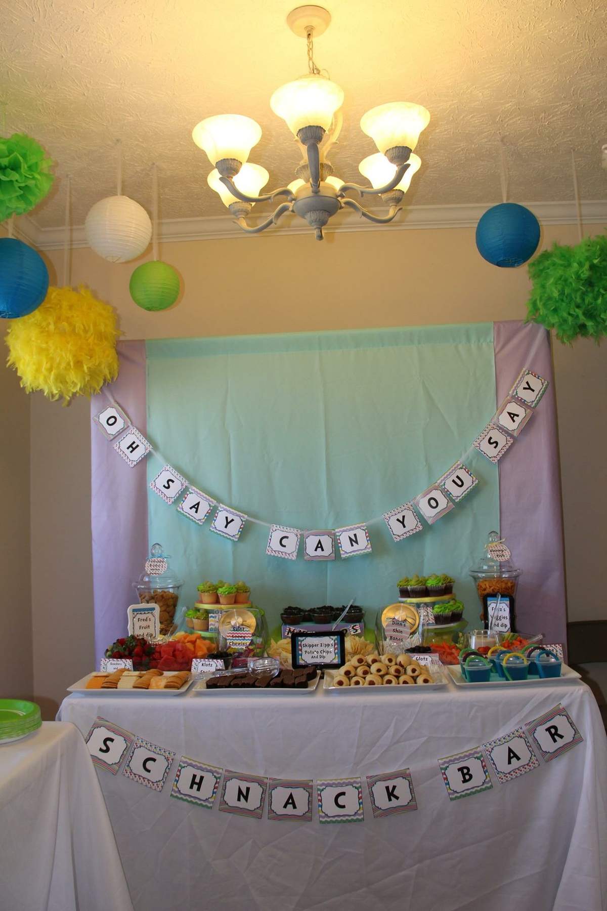 Brittany's Oh Say Can You Say baby shower - Dr. Seuss' Oh Say Can You Say