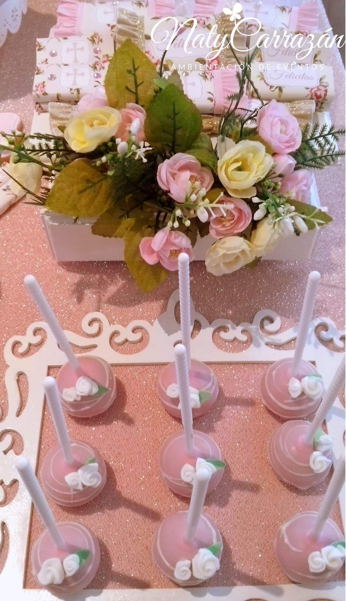 Baptism girl Baptism Party Ideas Photo 30 of 30 Catch My Party