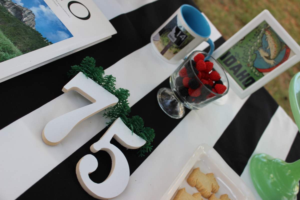 Idaho themed 75th birthday - forest
