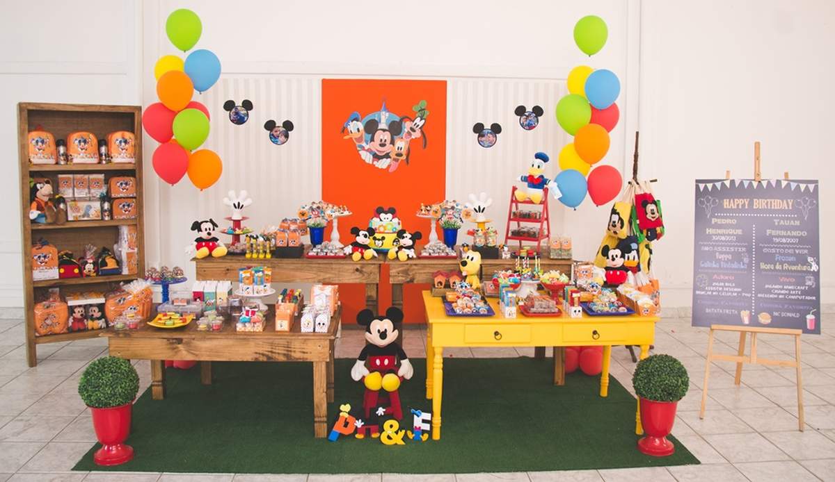 Party Mickey Mouse Pedro and Fernando - Turma do Mickey
