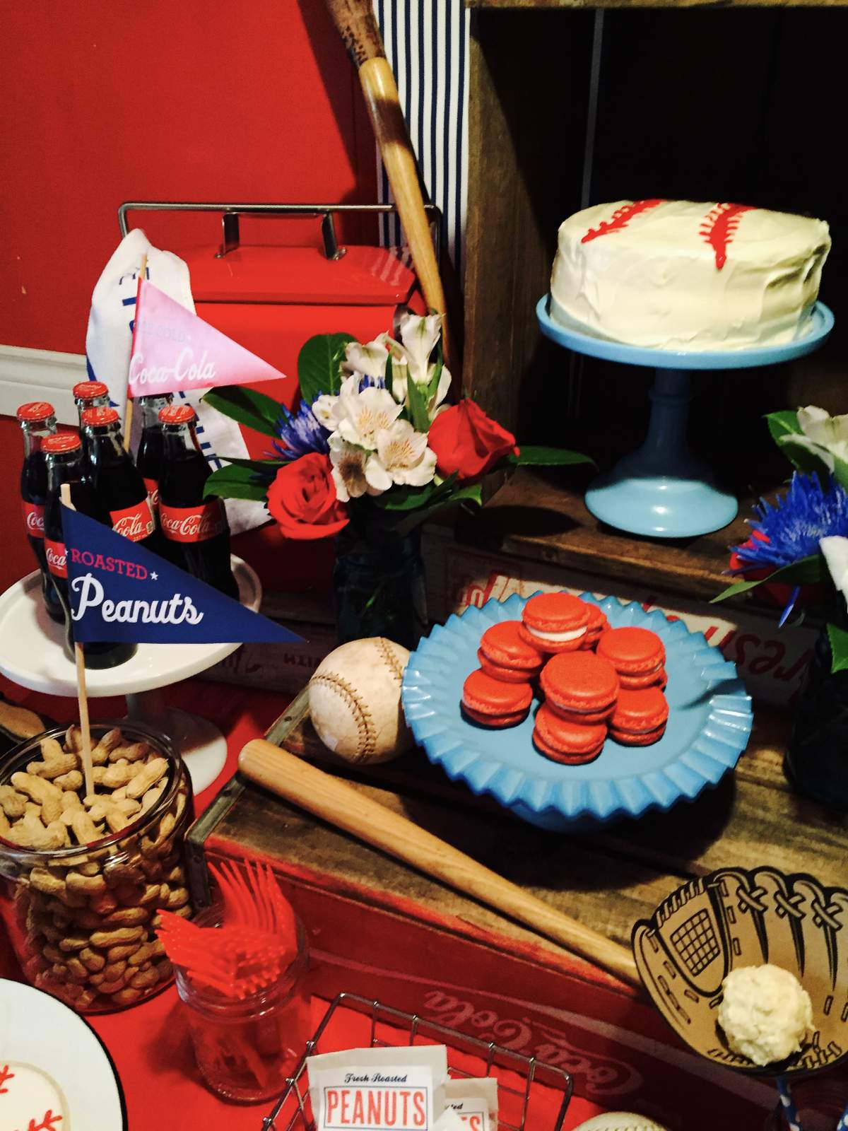 Vintage Baseball Blue Jays Birthday Party Ideas Photo 1 Of 15 vintage-baseball-blue-jays-birthday-party-ideas-photo-1-of-15