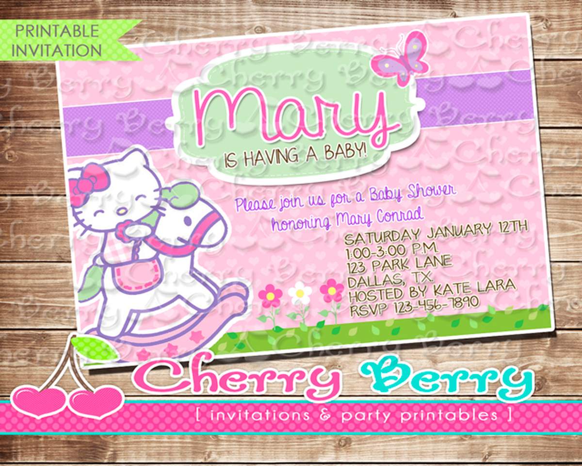 Hello Kitty Baby Shower Baby Shower Party Ideas | Photo 1 of 1 | Catch ...