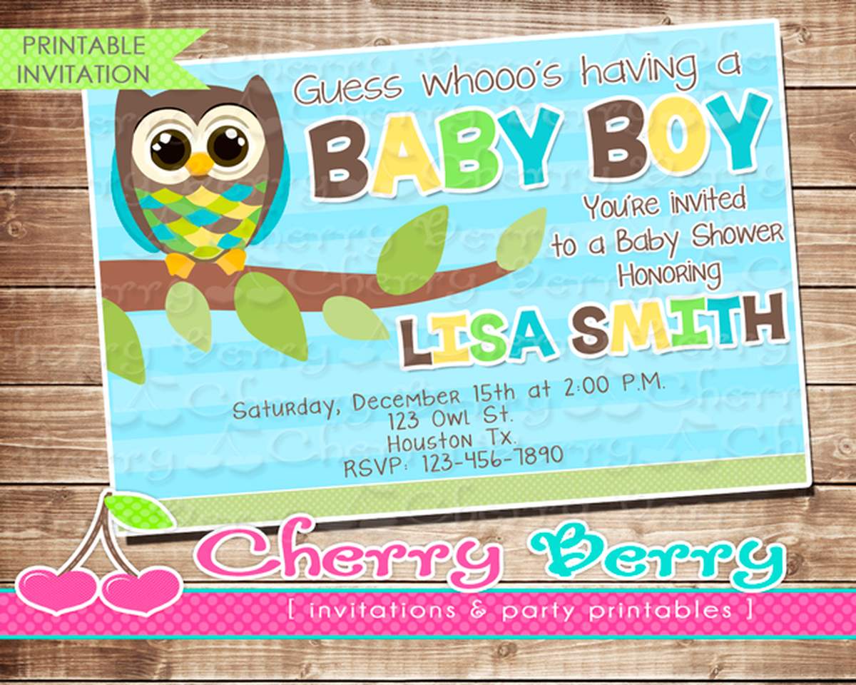 Owl Baby Shower - Owl Baby Shower