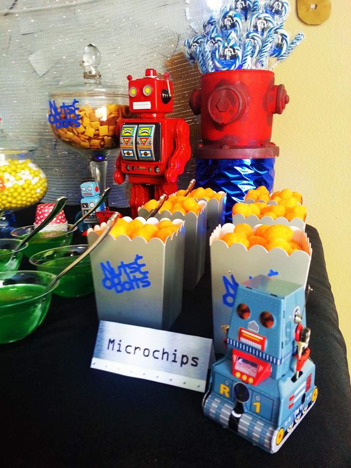 Robots Birthday Party Ideas Photo 10 of 26 Catch My Party