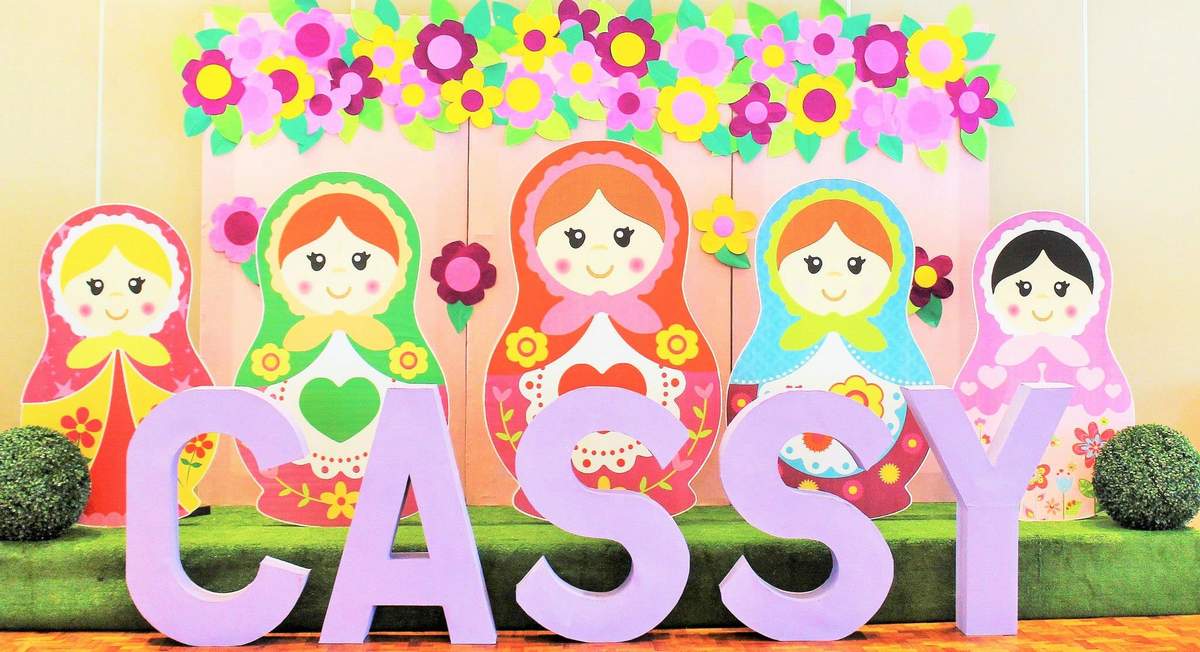 Cassy's Matryoshka Doll-Themed 1st Birthday Party  - Matryoshka Dolls