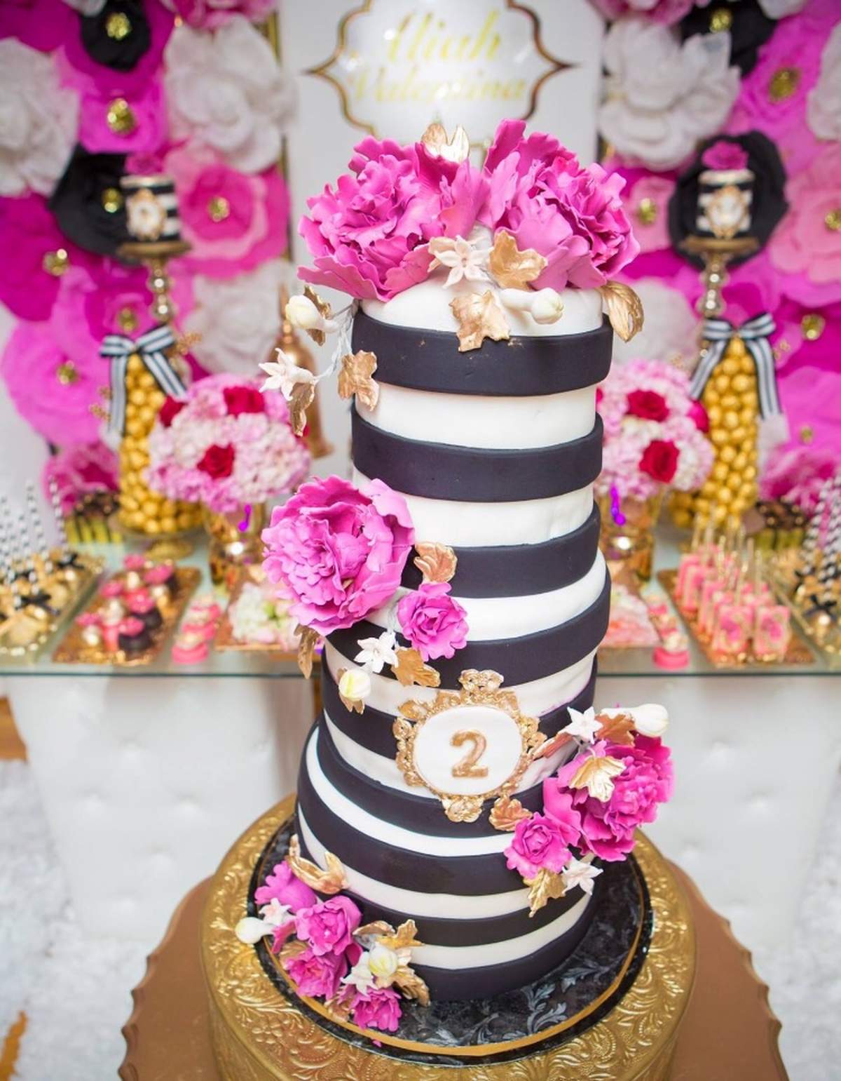 Valentinas 2nd bday party - She leaves a litle sparkle wherever she goes