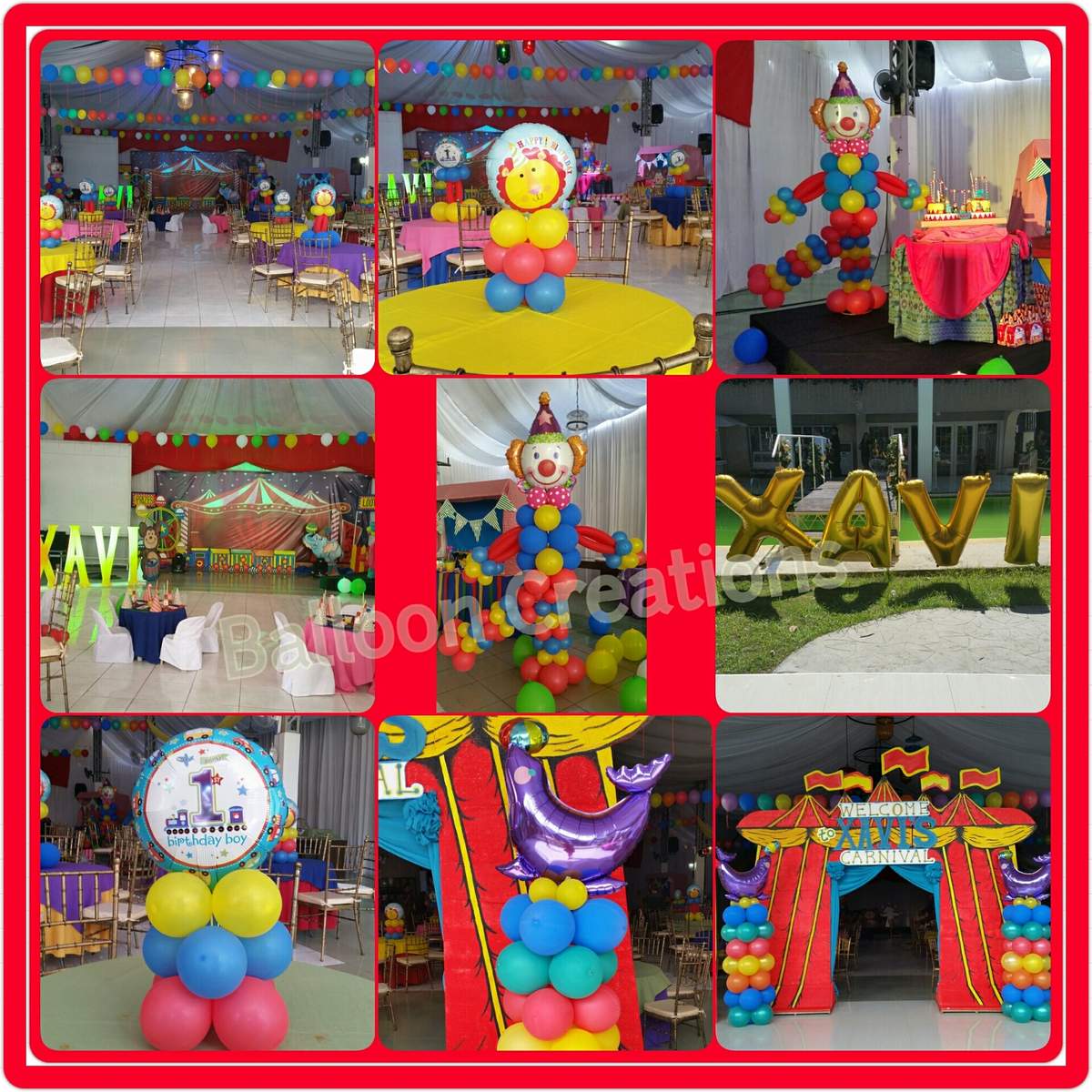Xavi's 1st - Carnival Theme