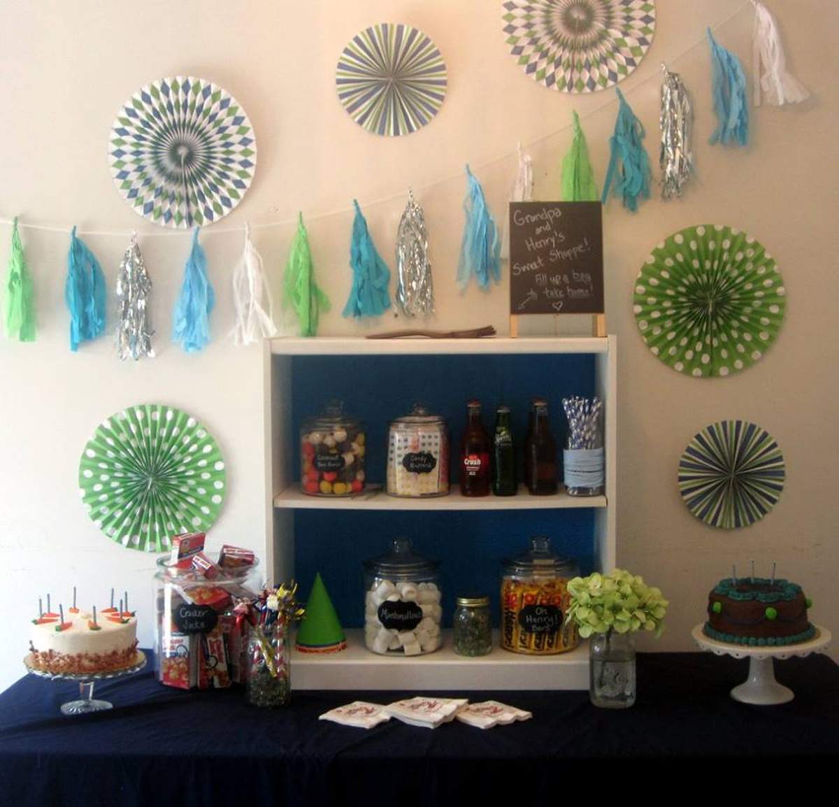 Henry and Grandpa's Vintage Sweet Shoppe Birthday Party - Vintage Sweet Shoppe 