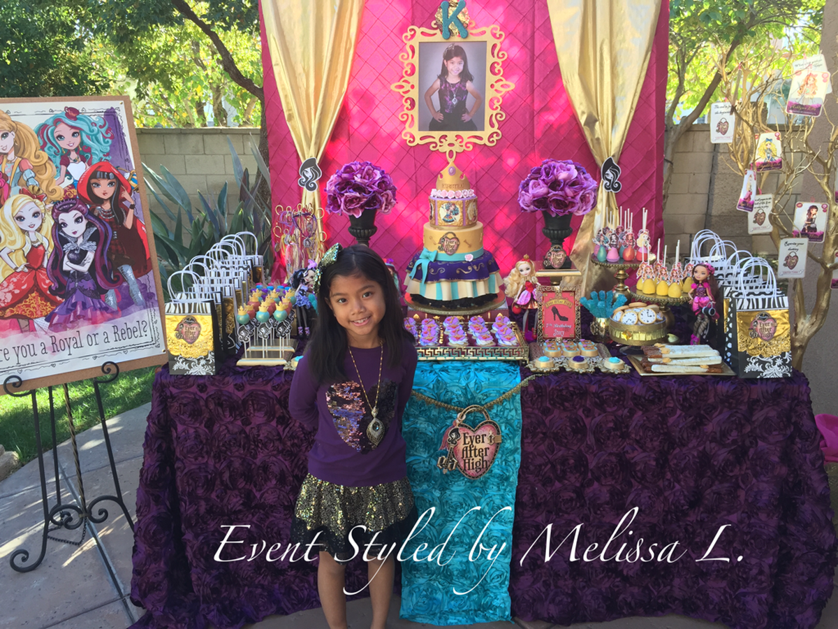Kirsten Chloe's EVER AFTER HIGH birthday party - Ever After High