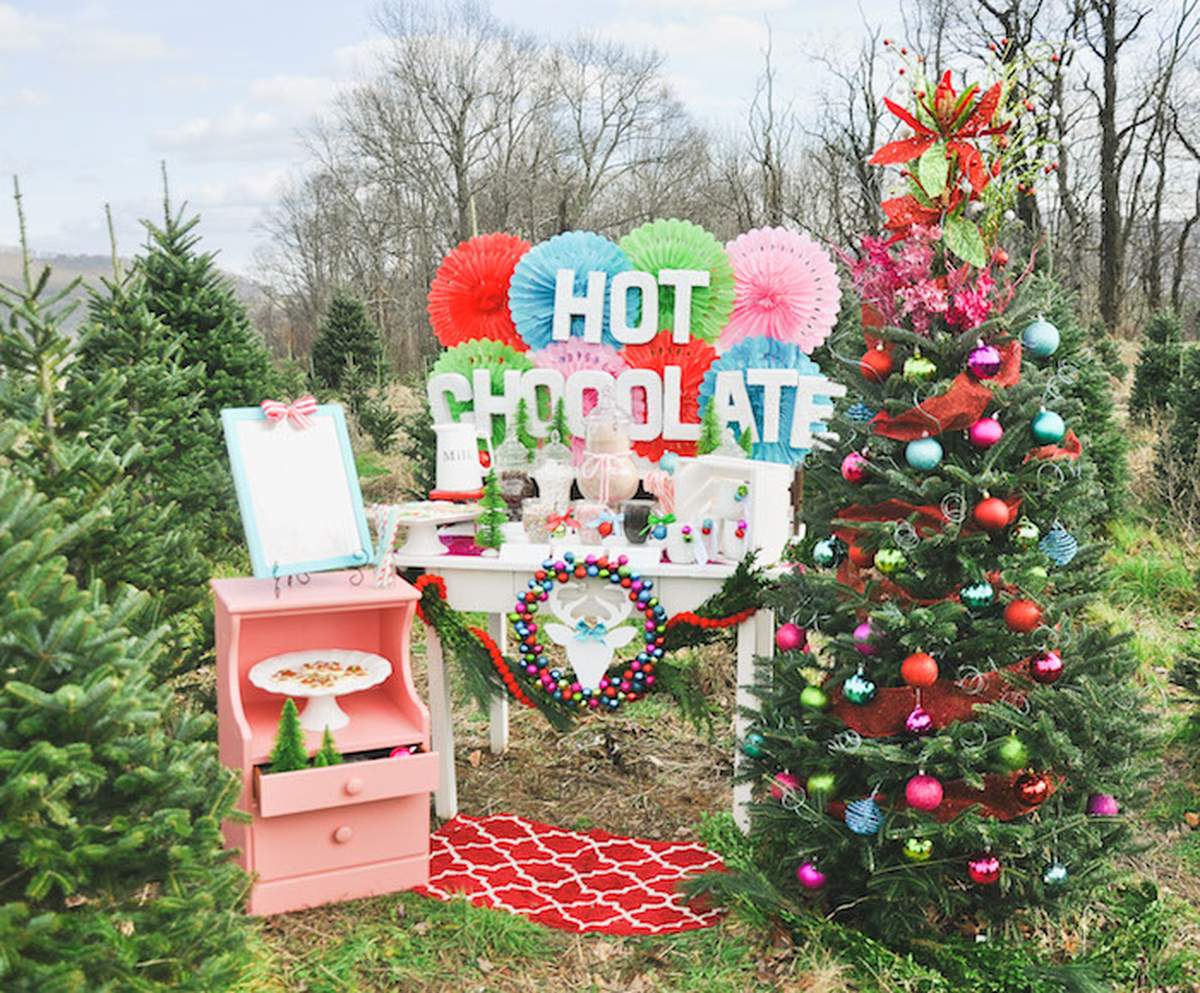 Choose & Cut Surprise Christmas Party - Hot Chocolate Bar