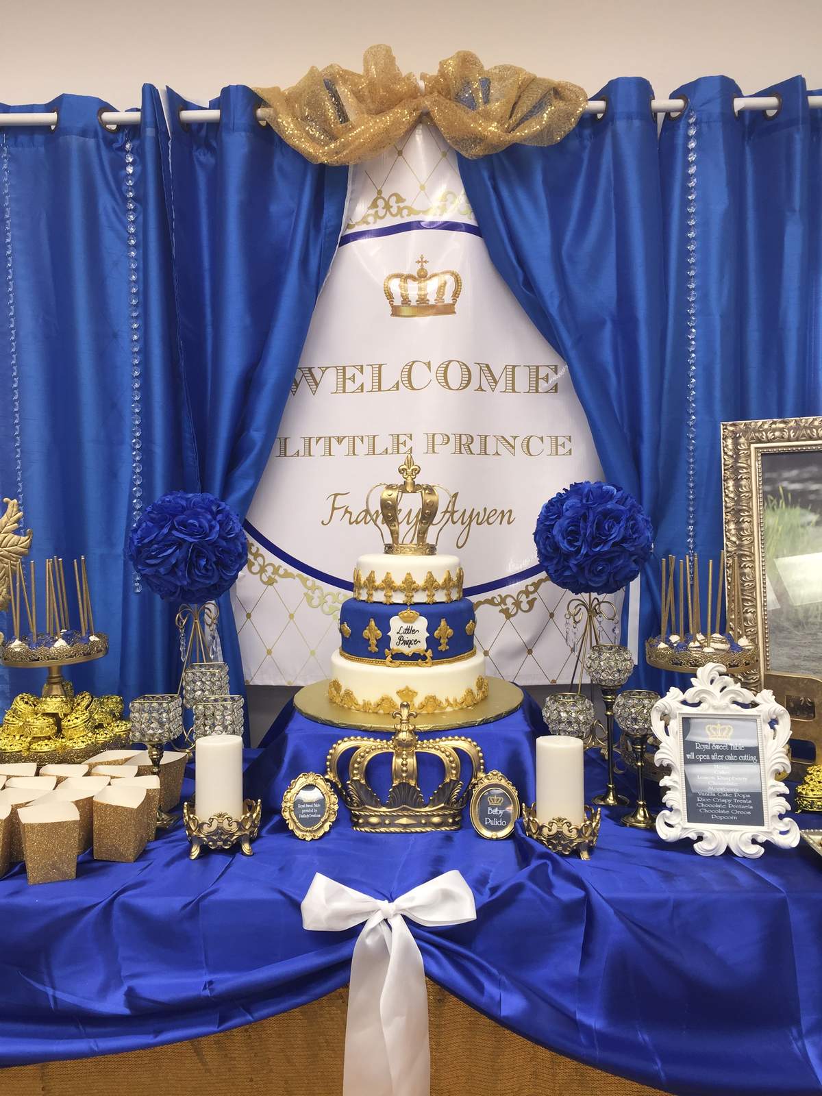 royal king baby shower