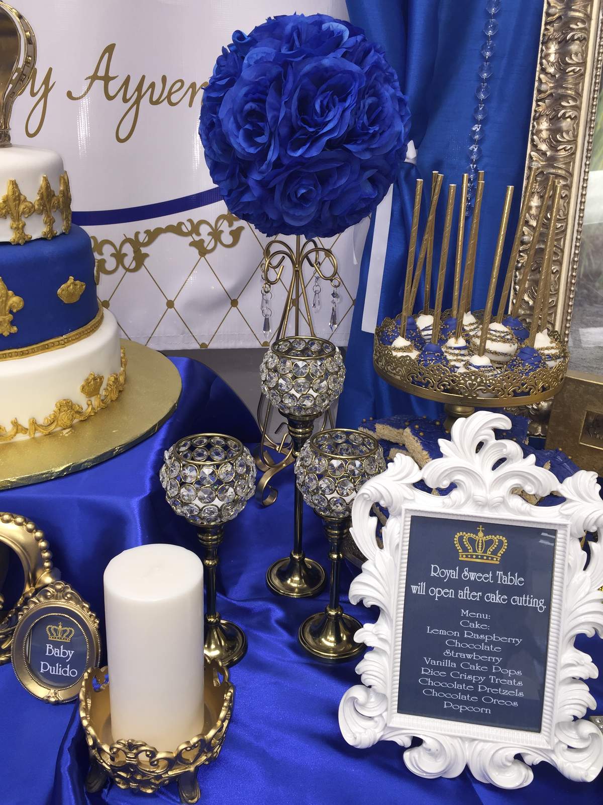 Royal Baby Shower Baby Shower Party Ideas Photo 1 of 22 Catch My Party